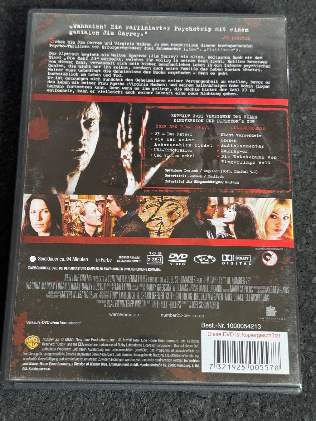 Alle DVDs: number 23 DVD DE/EN Jim Carrey – Gebraucht aus Fribourg von tschjoly 1