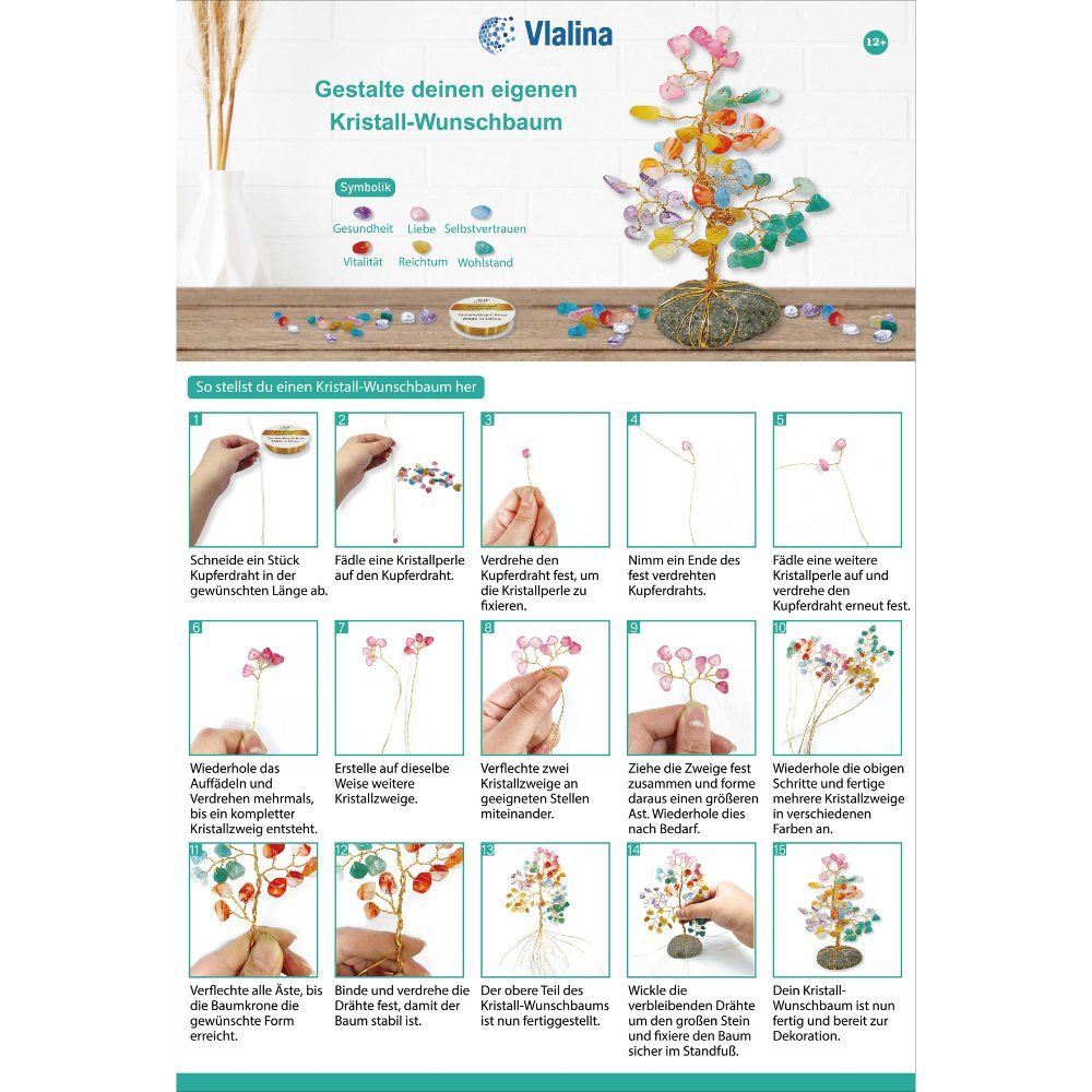 Kits de loisir créatif: Gestalte deinen eigenen Kristall-Wunschbaum – Neuf avec emballage d'origine à Flawil par r.auto 2
