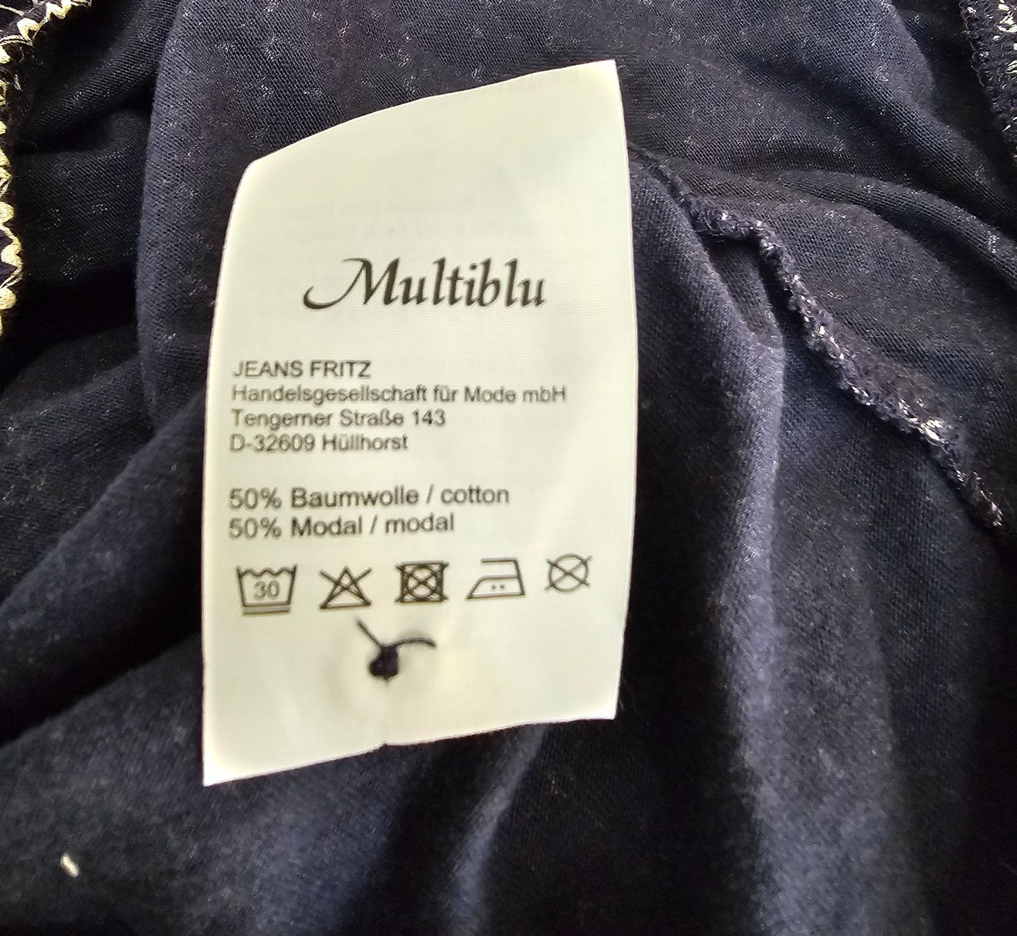 T-shirt: Blusen Shirt Multiblu Grösse 36 gemustert – Nuovo (secondo la descrizione) da Füllinsdorf venduto da Sunnebliemli7 4