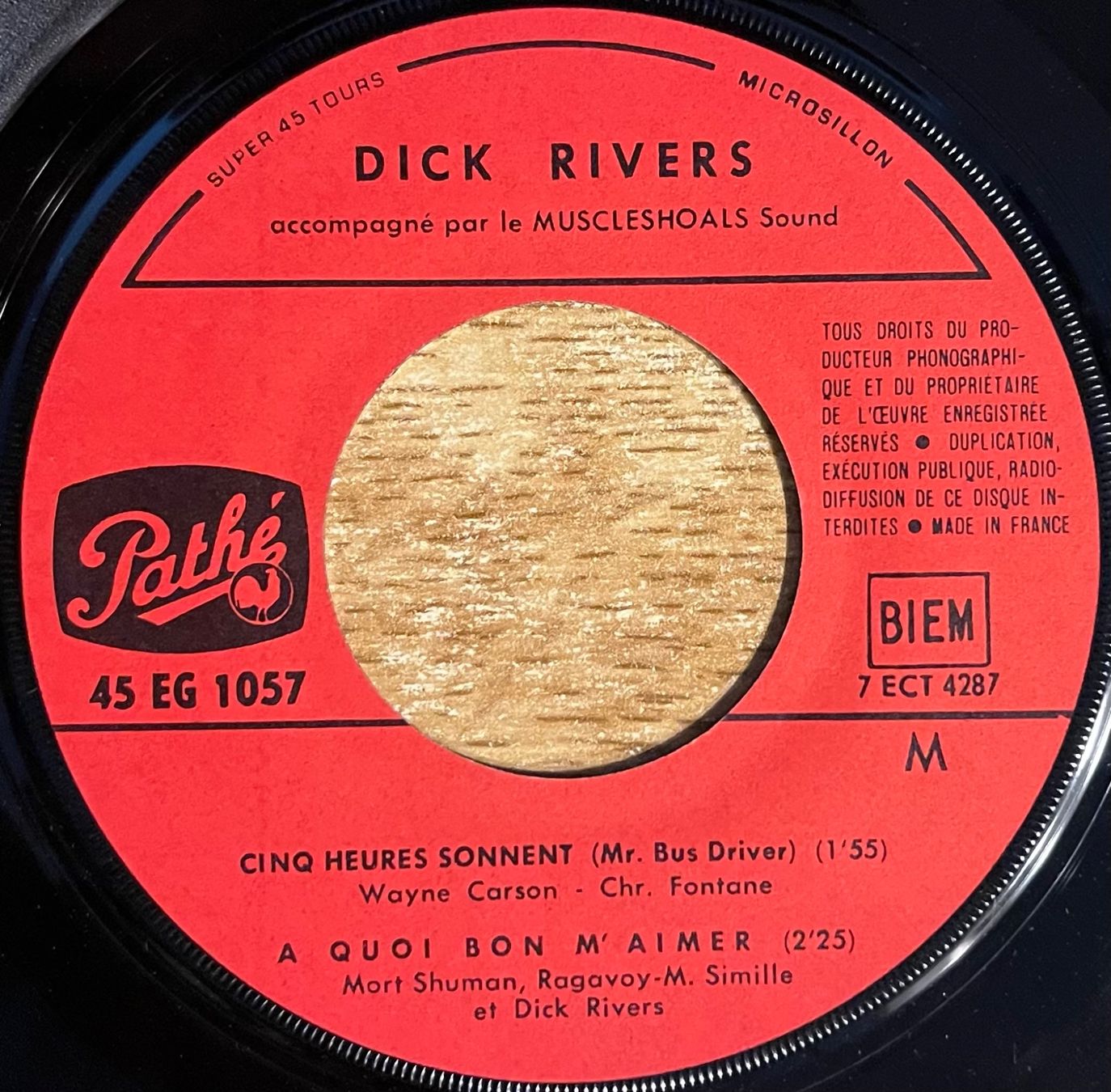 Schallplatten: DICK RIVERS - JE SUIS TRISTE – Gebraucht aus Bussigny von vinyl-pas-cher 3