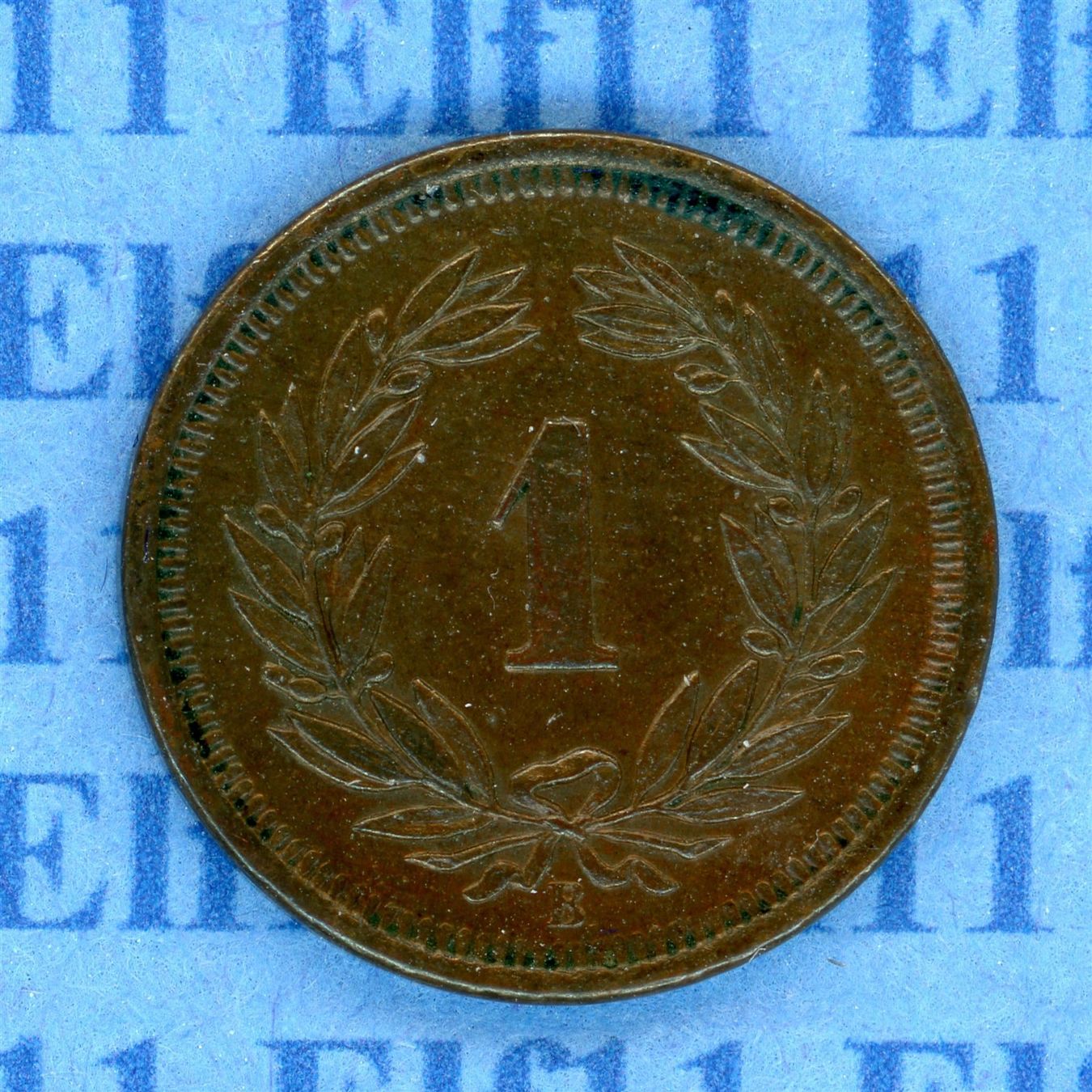Tutti le monete: CHF___0.01 1905 -stgl 1 Rappen – Nuovo (secondo la descrizione) da Widnau venduto da Elf11 1