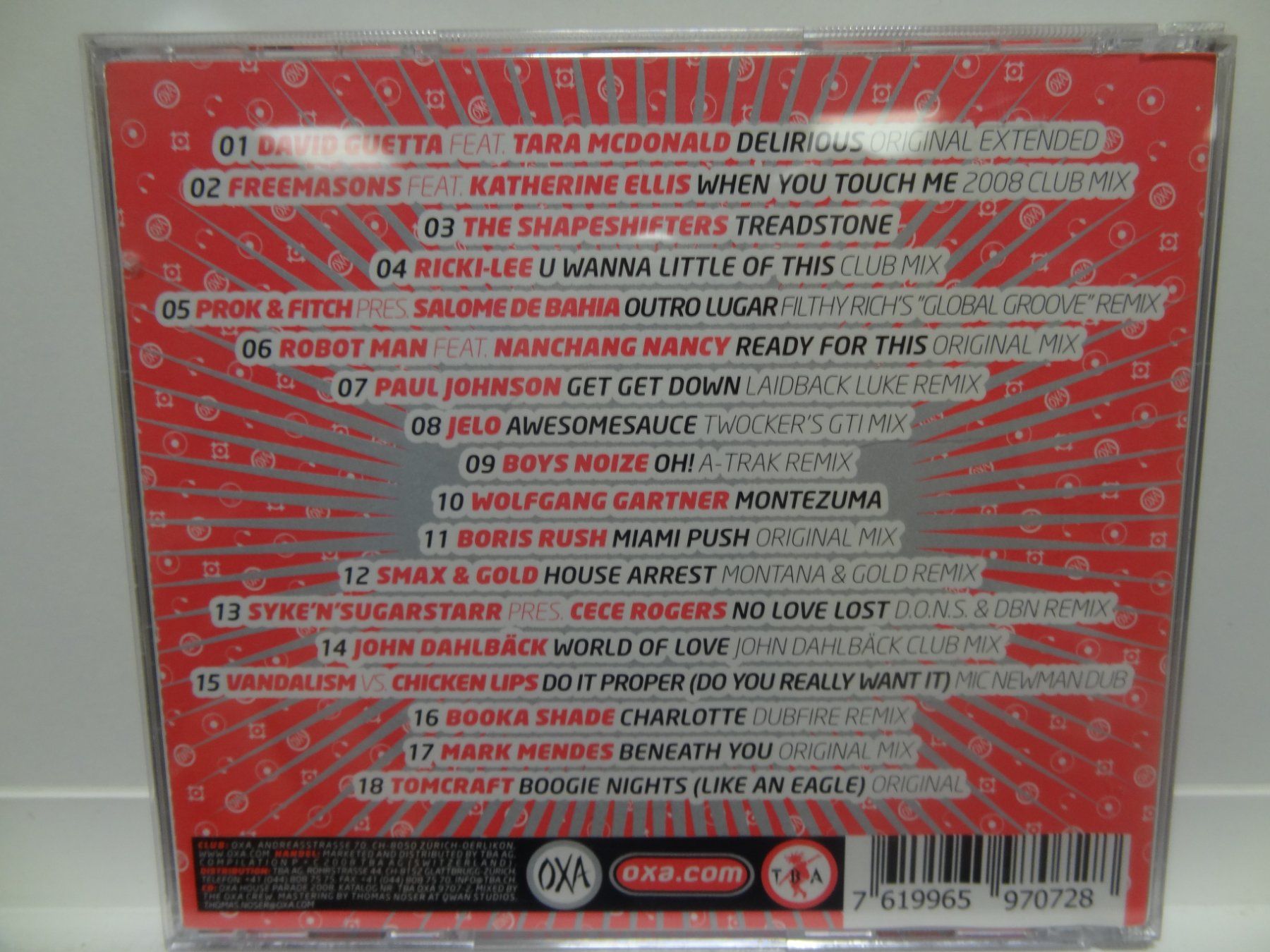CD: Various Artists - Oxa House Parade 2008 – Usato da luzern venduto da musicandart 1