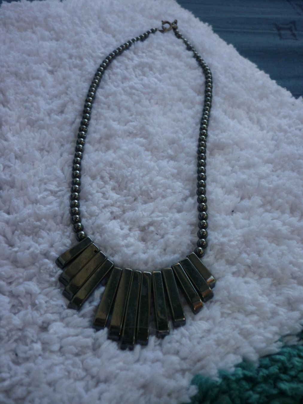 Catenine: Hämatit Collier, Halskette – Usato da Niedergösgen venduto da Happy-7 1