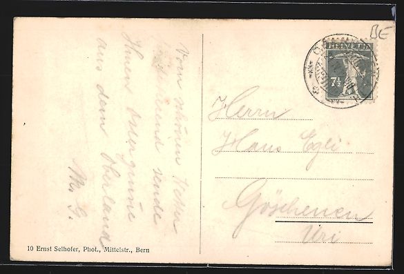 Cartoline postali: Ringoldswil, Teilansicht mit Strassenpar – Usato da Berlin venduto da bartko-reher 1