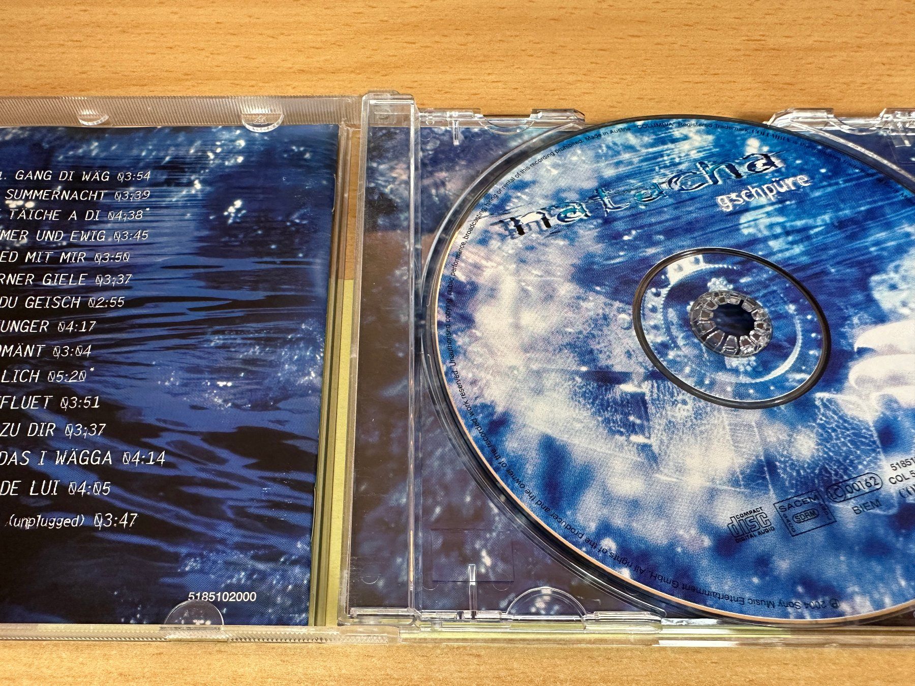 CDs: Natacha – Gschpüre – Gebraucht aus Rikon im Tösstal von Alpenmutz 2