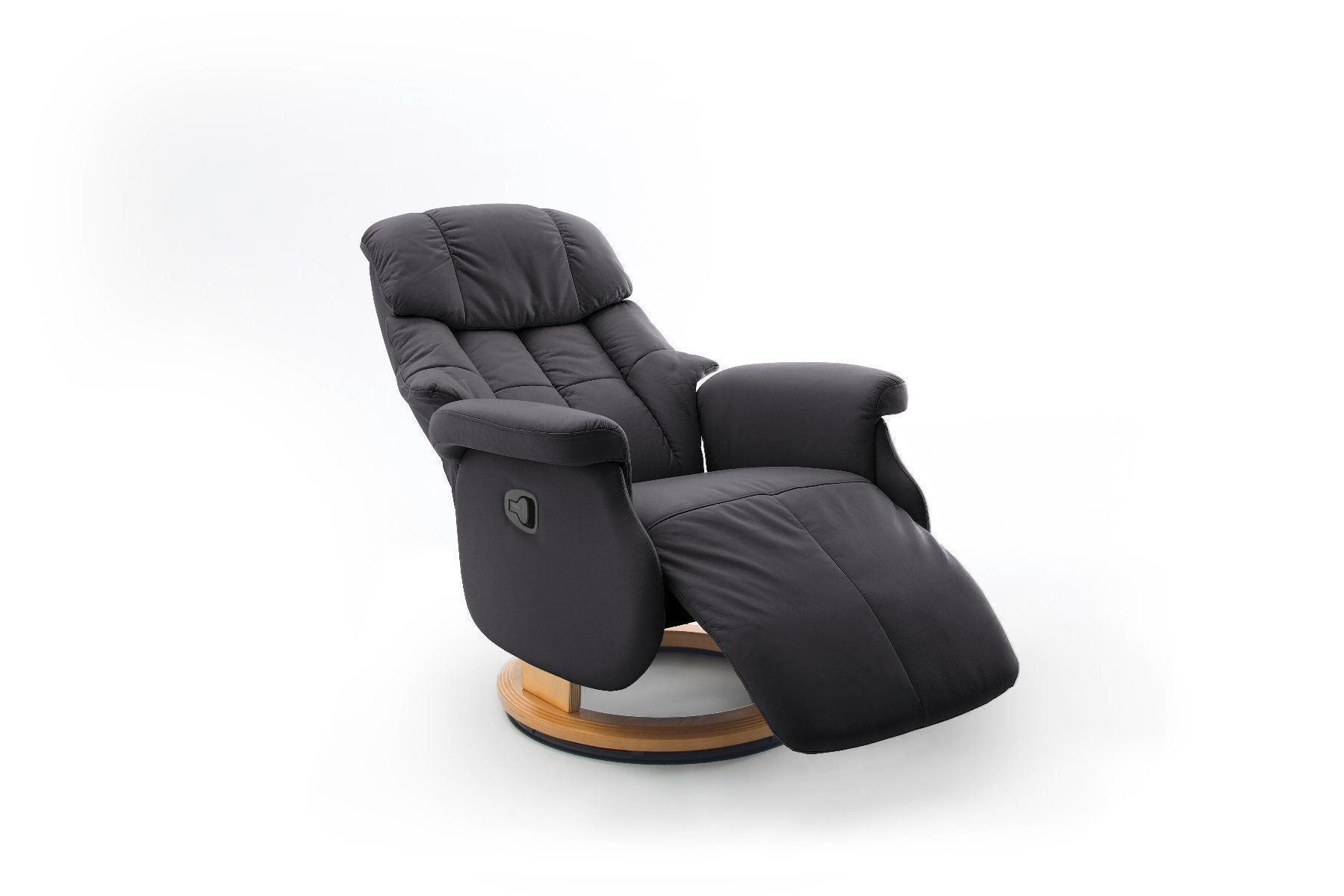 Poltrone: Relax Sessel CALGARY Leder schwarz natur – Nuovo (secondo la descrizione) da Unterentfelden venduto da moebelrufli 2