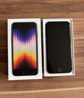 iPhone SE (3rg gen, 2022) 64GB, Midnight, avec accessoires