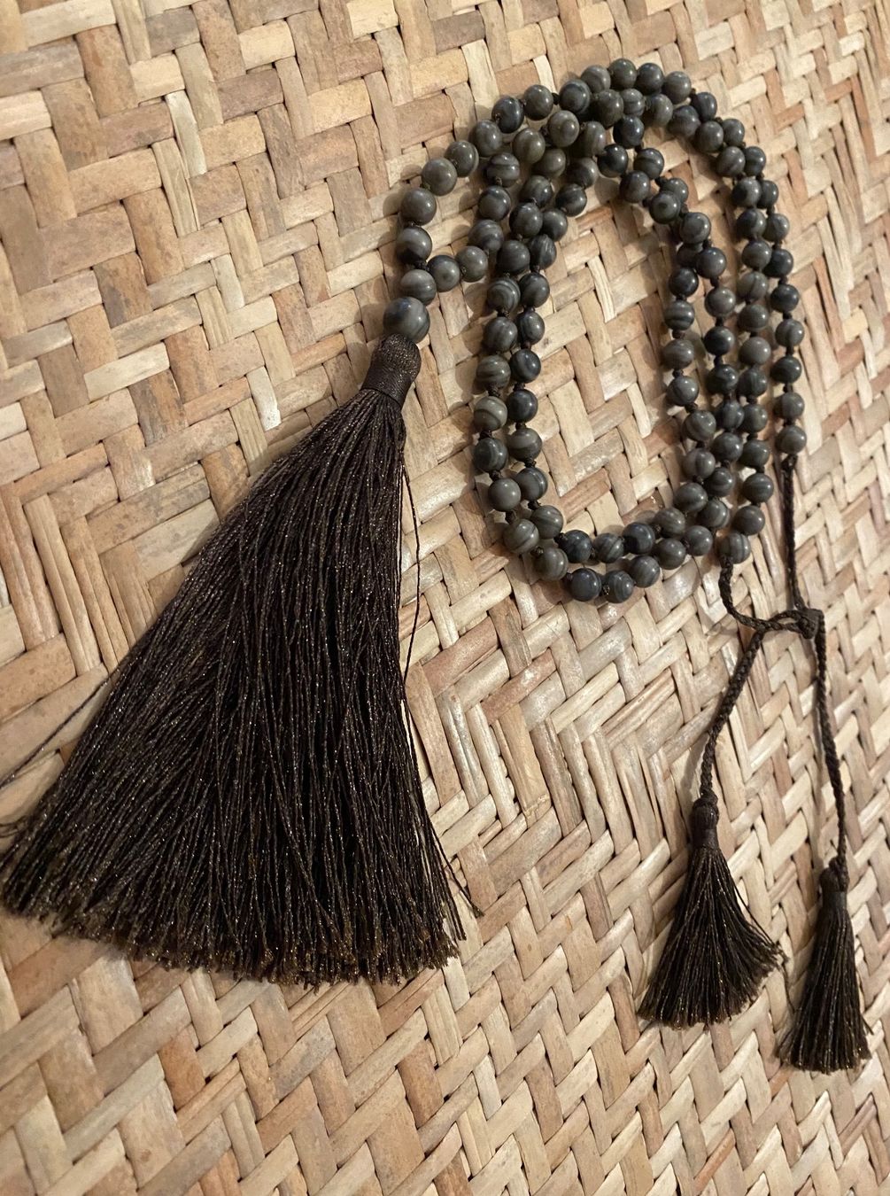 Ketten: Mala Kette Schmuck Gebetskette Bronzit Malakette – Neu (gemäss Beschreibung) aus Dottikon von 6571 2