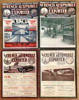 4 Zeitschriften The French Automobile Exporter 1925/1931