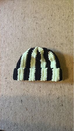 Winter Mütze, gestreift, Handgemacht, Strickmütze, Unisex