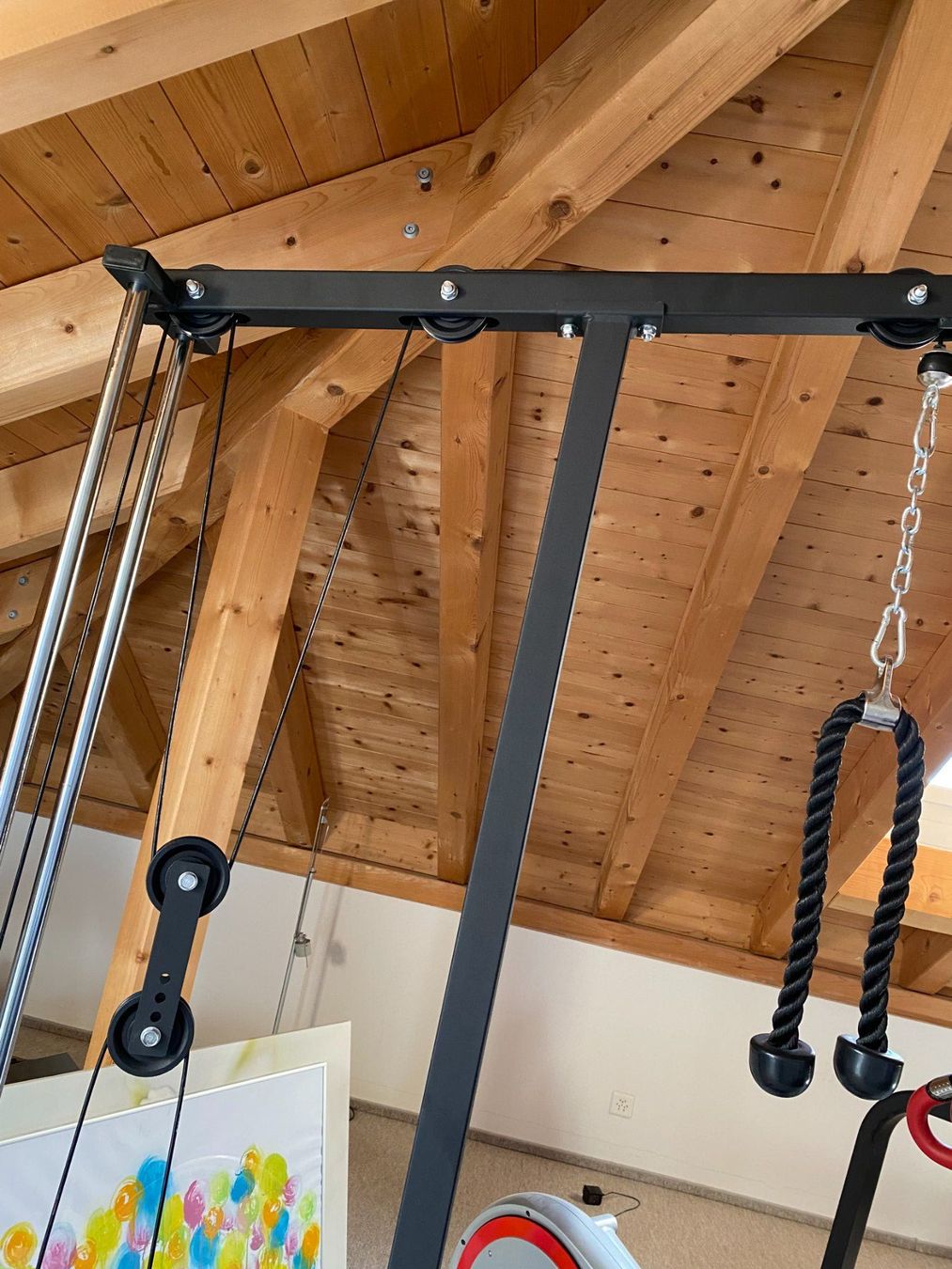 Hometrainer: Latzugstation in schwarz – Usato da Chur venduto da san_52nq 4