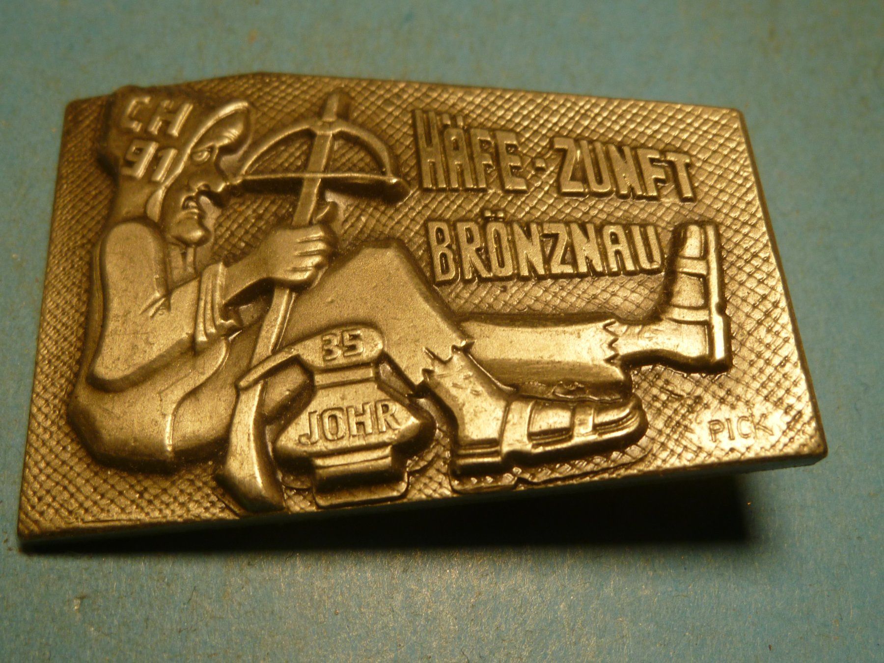 Placchette & Badge: BRÖNZNAU 1991 SILBER – Usato da Ried (Muotathal) venduto da Mandarin02