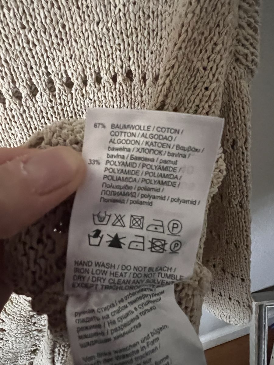 Luisa Cerano Pullover & Sweatshirts: Kurzarm Pullover Luisa Cerano, Gr. 33, beige Strick – Gebraucht aus Solothurn von Brini06 3
