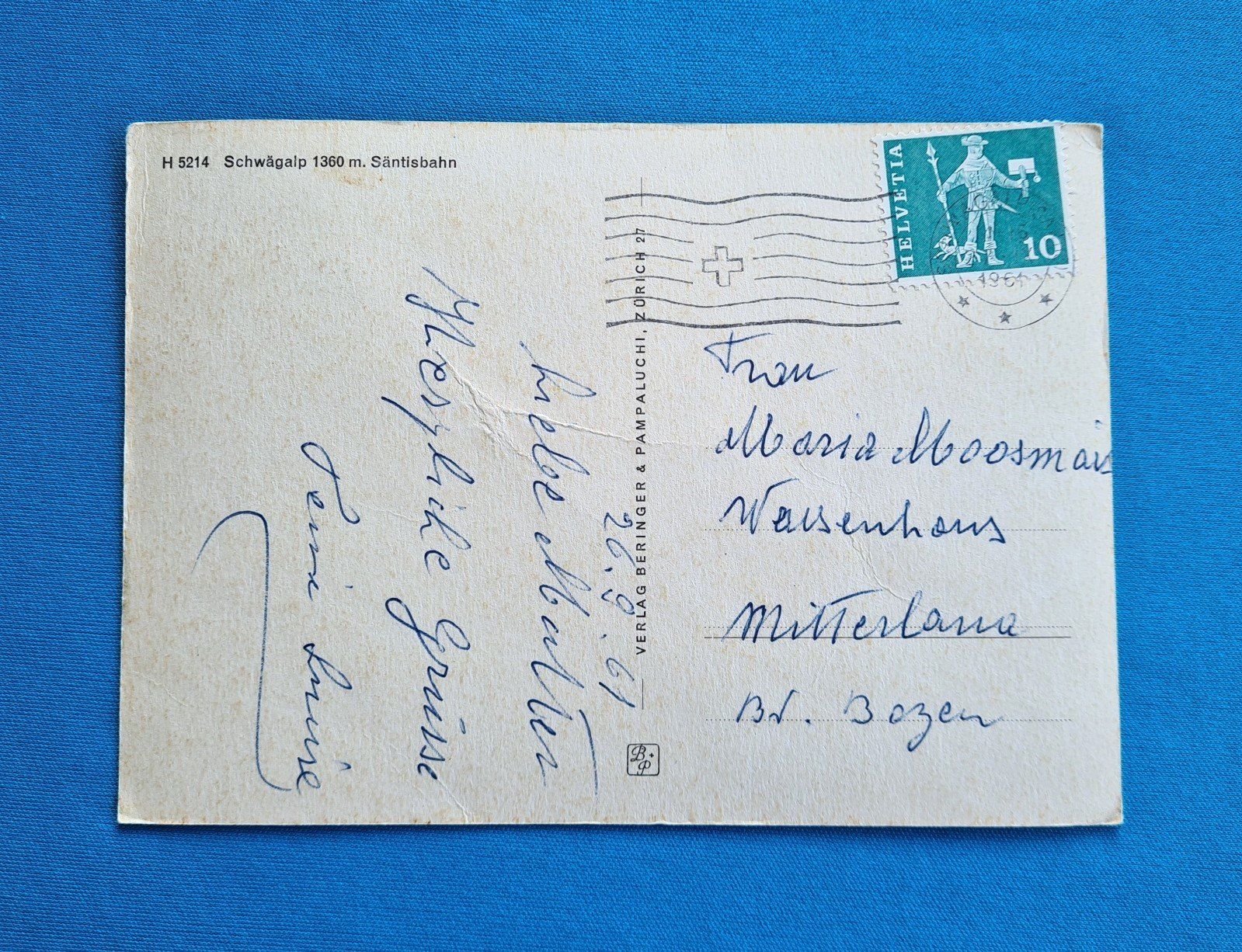 Cartoline postali: Ansichtskarte Schwägalp – Usato da Saland venduto da V-Tour 1