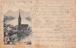 Waeggis (Weggis), Vorläufer, gelaufen 1898