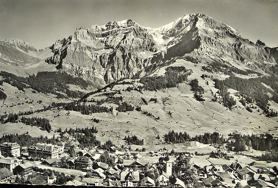 Cartoline postali: ADELBODEN mit Grosslohner – Usato da Jona venduto da philajona