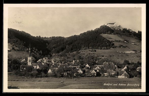 Cartoline postali: AK Stettfurt, Schloss Sonnenberg – Usato da Berlin venduto da bartko-reher