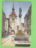 Bern - Seilerbrunnen mit Käfigturm