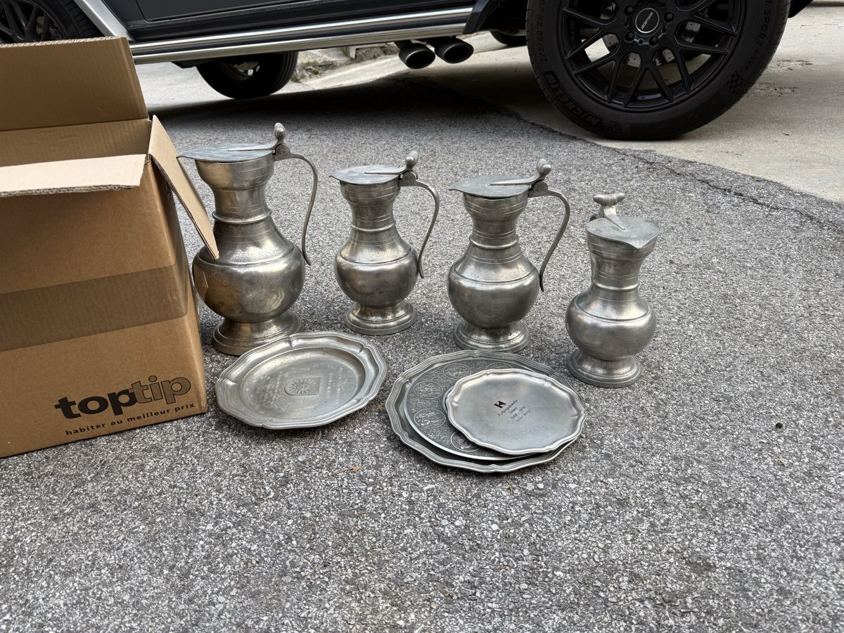 Toutes les décorations: Zinn Objekte 15 Kg  – D'occasion à Sierre par OCNL 2