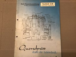 Ford Taunus 12 M 3-Gang/4-Gang Bucheli-Anleitung 58 Seiten