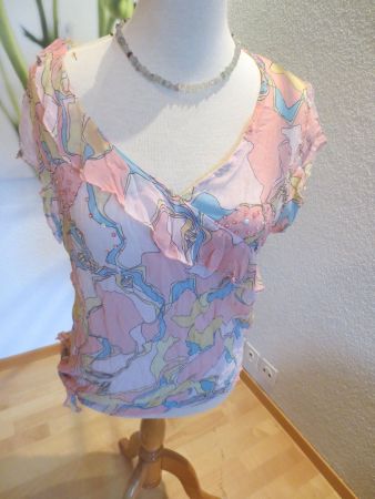 Tunika Bluse mit Pailetten Gr. M