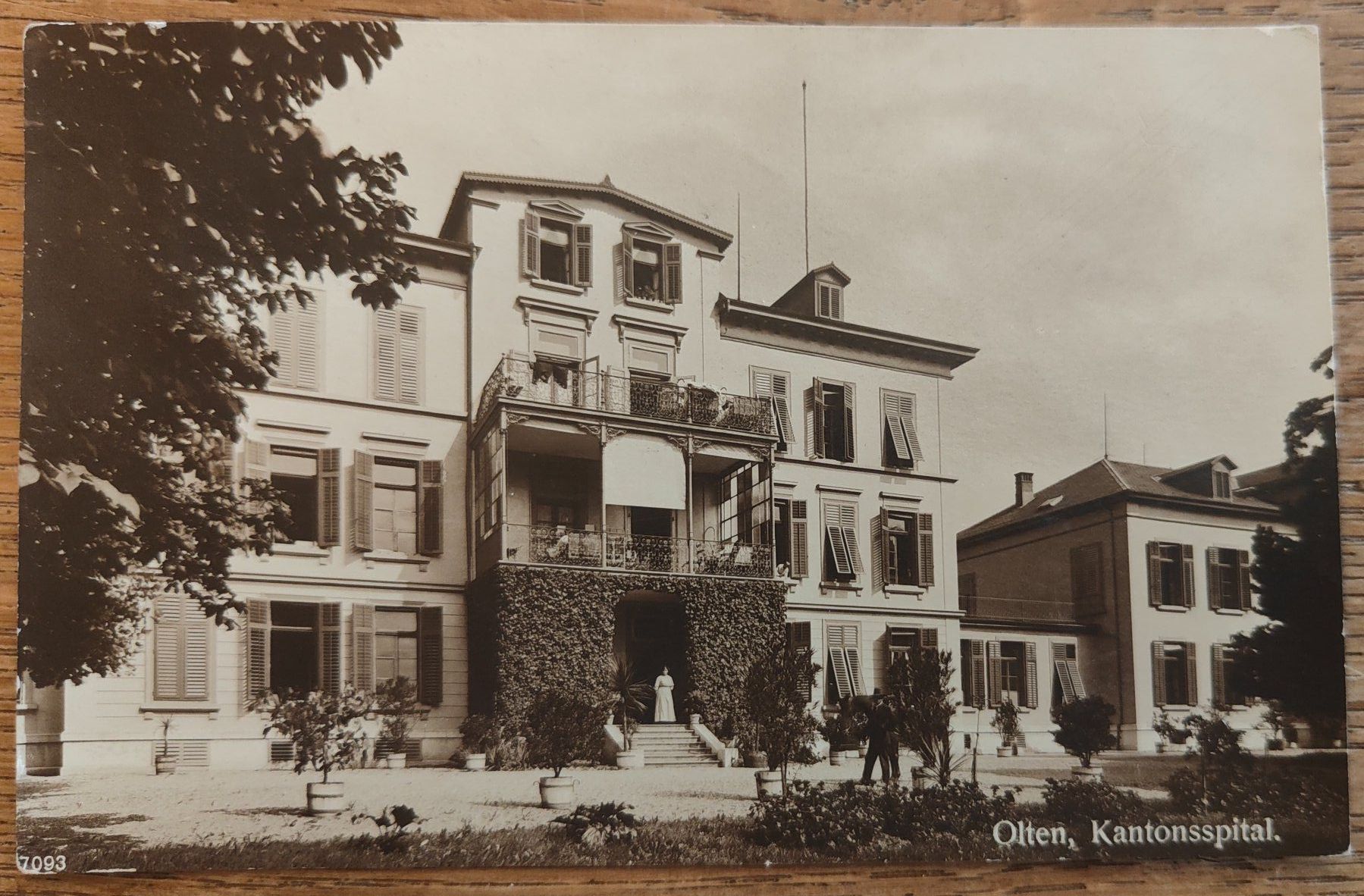Ansichtskarten: Olten Kantonsspital um 1925 – Gebraucht aus St. Erhard von Chaeferli6