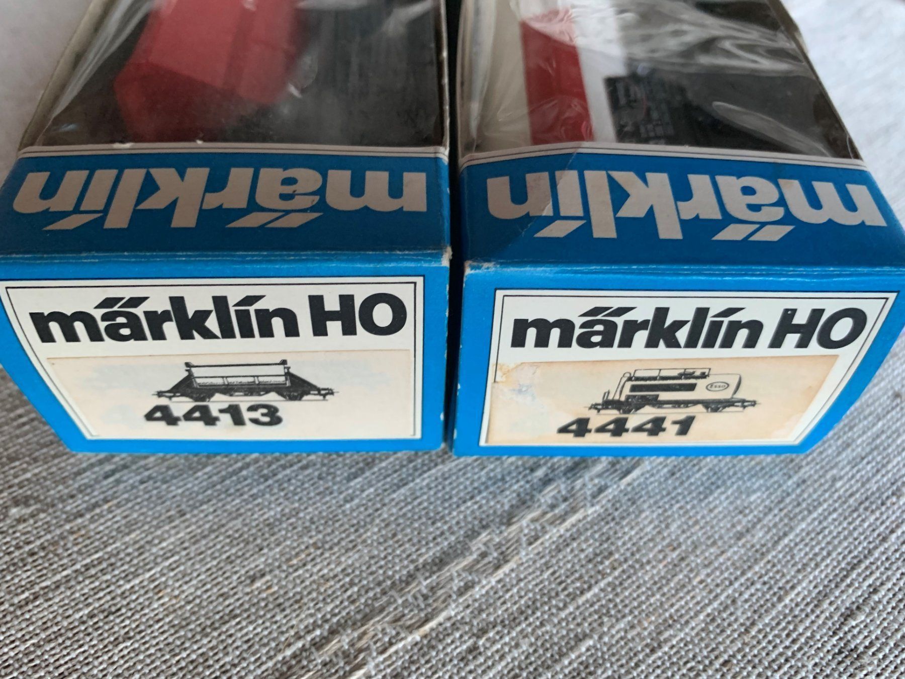 Märklin Modellini di ferrovie: 2 Märklin Güterwagen H0 – Usato da Volketswil venduto da zwitsch33 2