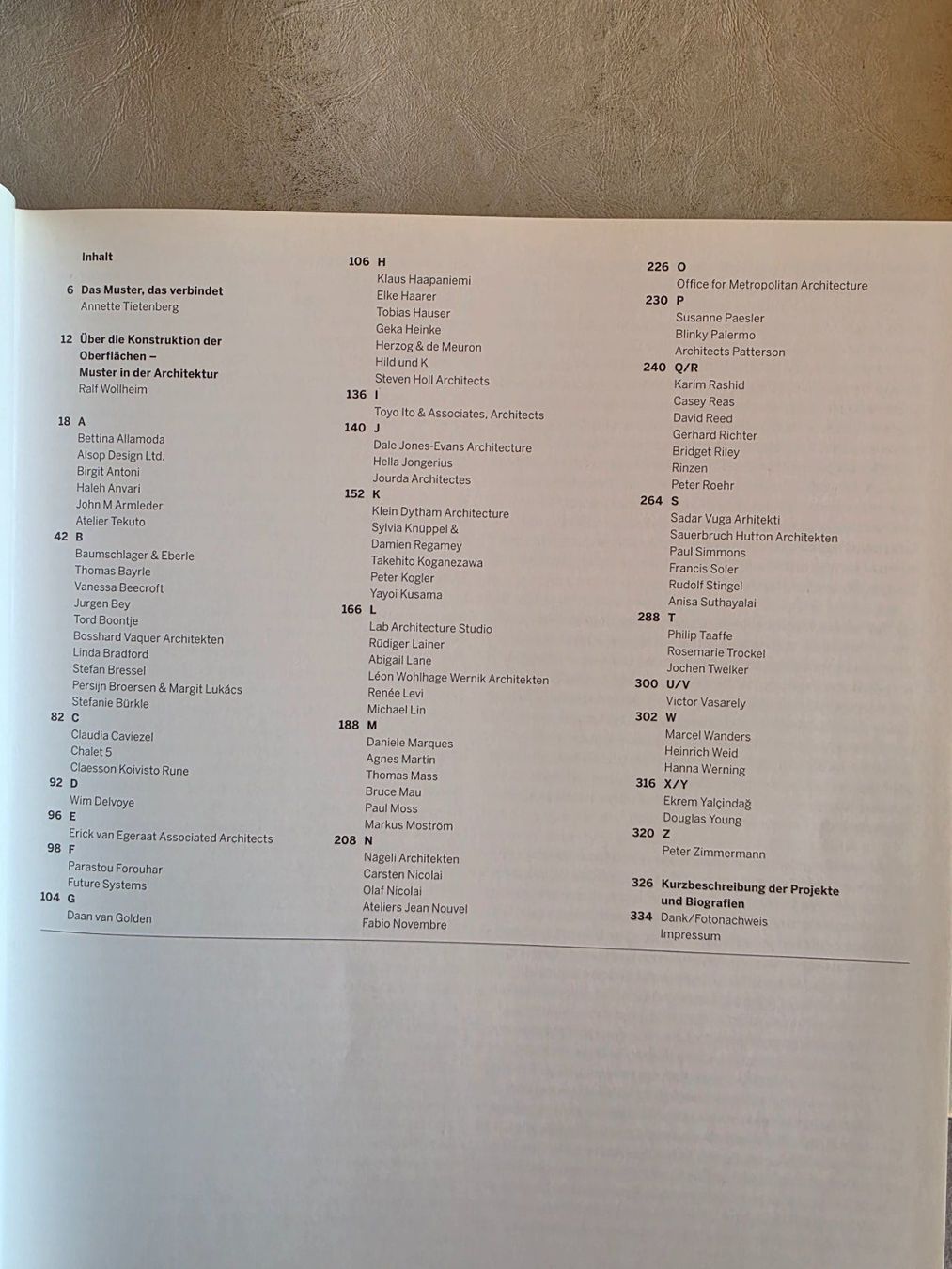 Libri: Patterns 1. Muster in Design, Kunst u. Architektur - 2005 – Usato da Walterswil BE venduto da Lonitti 3