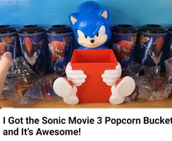 Sonic the Hedgehog Movie 3, Popcornbehälter, Cinemark
