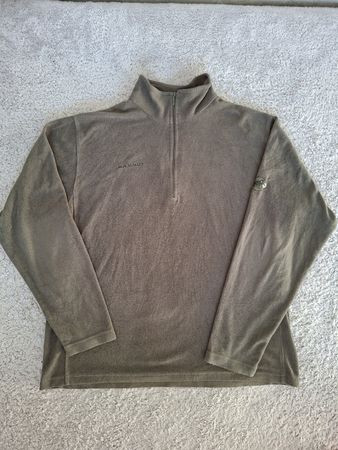 Pull Mammut polaire avec fermeture éclair kaki