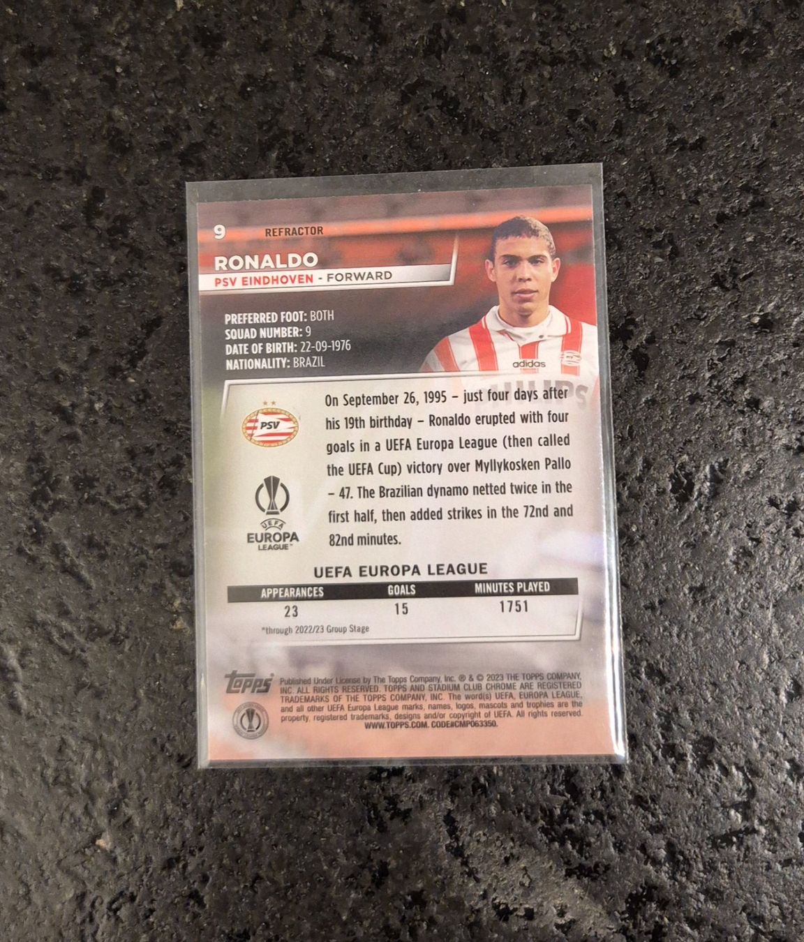 Topps Carte collezionabili: Ronaldo R9 - PSV Eindhoven - Topps Refractor – Nuovo (secondo la descrizione) da Burg AG venduto da Danoe 1