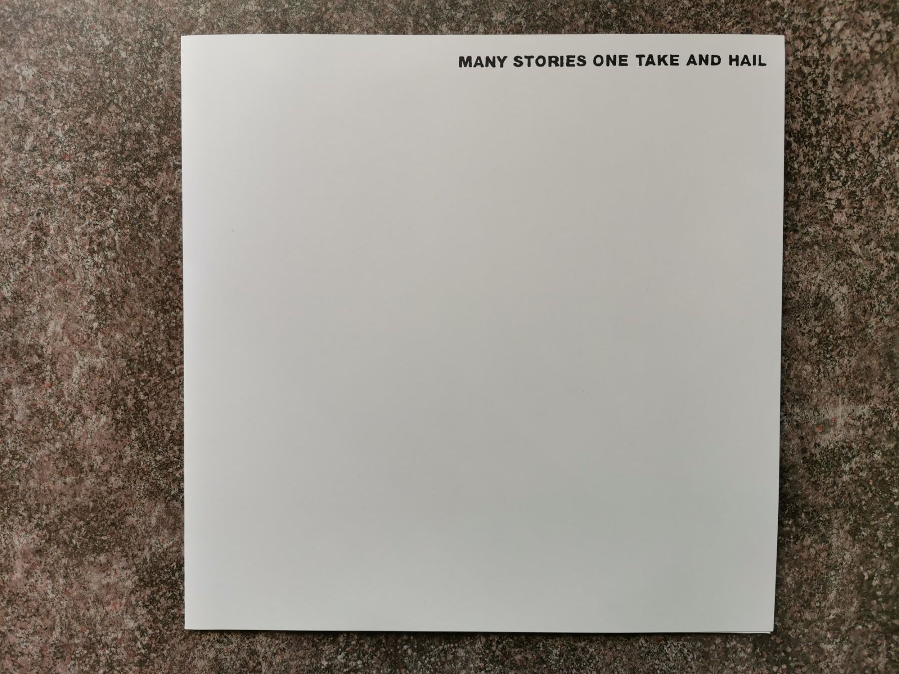 Dischi in vinile: Ad'absurdum / Many Stories One Take... – Nuovo (secondo la descrizione) da Biel / Bienne venduto da Music74 1