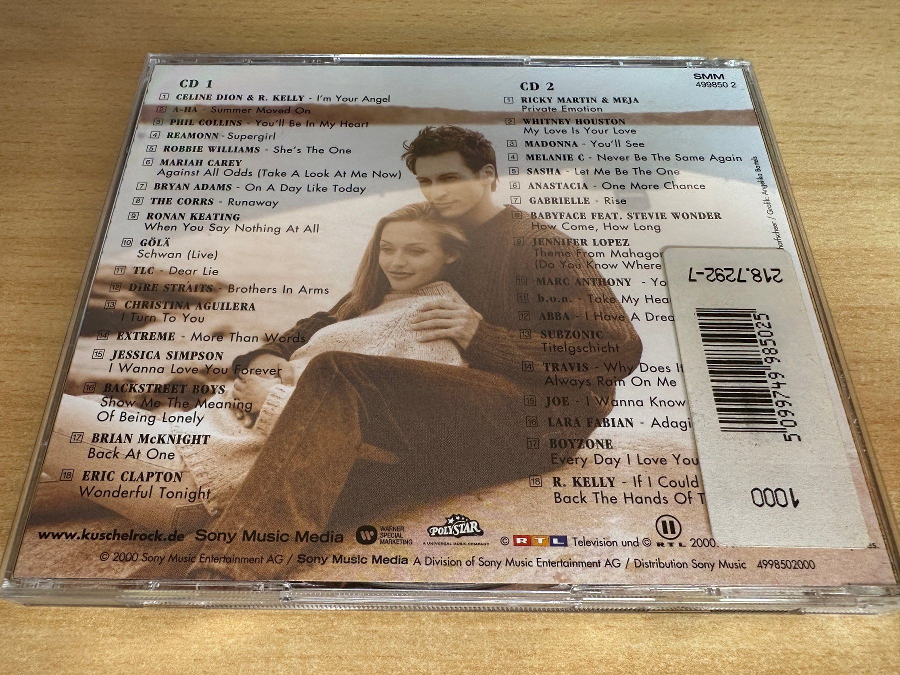 CD: Various – Kuschelrock 14 - 2 CD – Usato da Rikon im Tösstal venduto da Alpenmutz 1