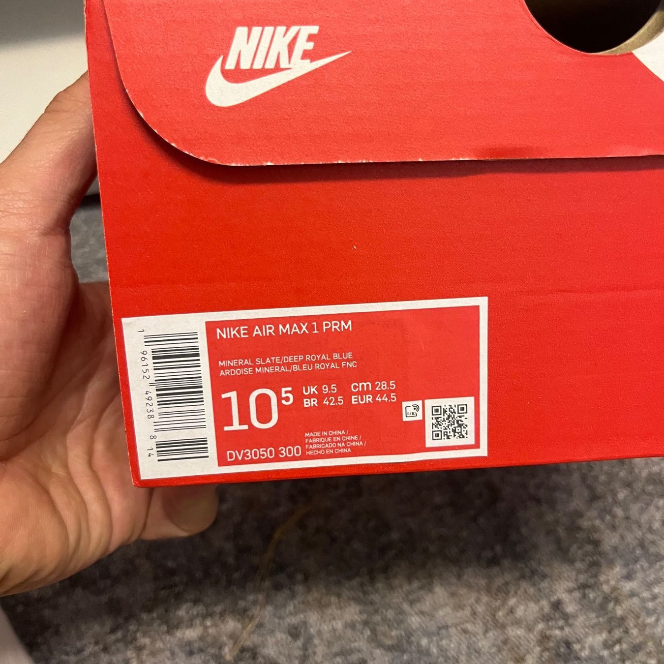 Nike Scarpe da uomo: Nike Air Max 1 Jeans – Nuovo (secondo la descrizione) da Winterthur venduto da LaBodega 1