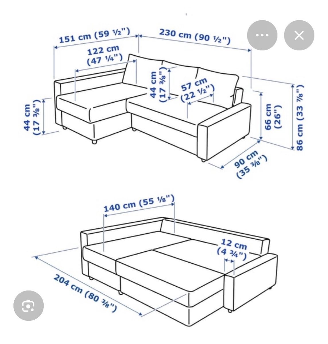 Sofas: Friheten Sofa grau – D'occasion à Zürich par jasiq 4