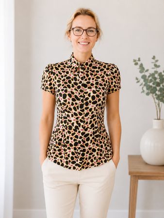 DIANE VON FURSTENBERG | chemise soie chic élégant | 36FR