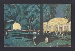 BASEL - Sommerkasino, 1914, Künstler-AK O. Doswald