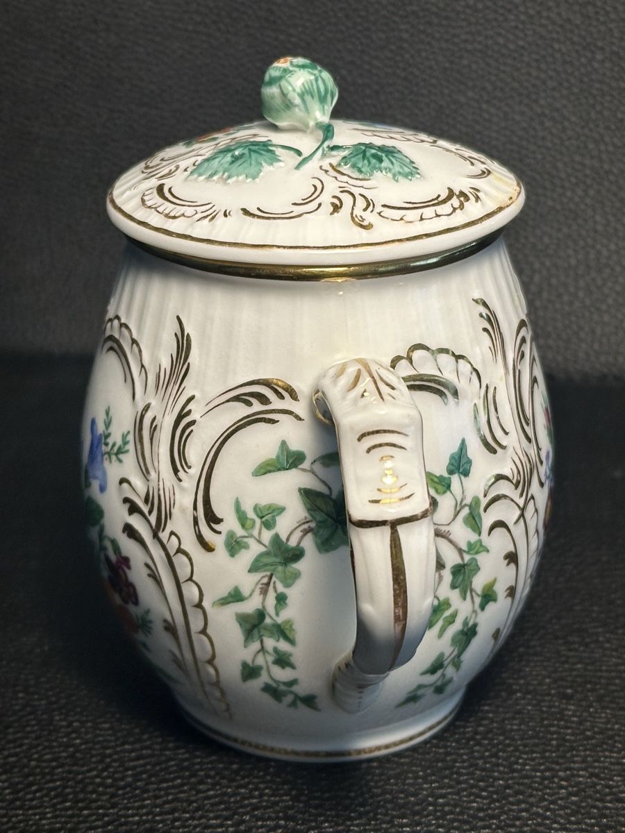 KPM Teekannen: Milchkännchen mit Dekor, KPM, Berlin, um 1840 – Gebraucht aus Luzern von Fabian_Ni 4