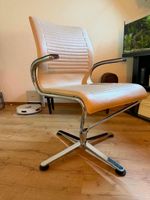 Züco Office Chair beige chrome frame