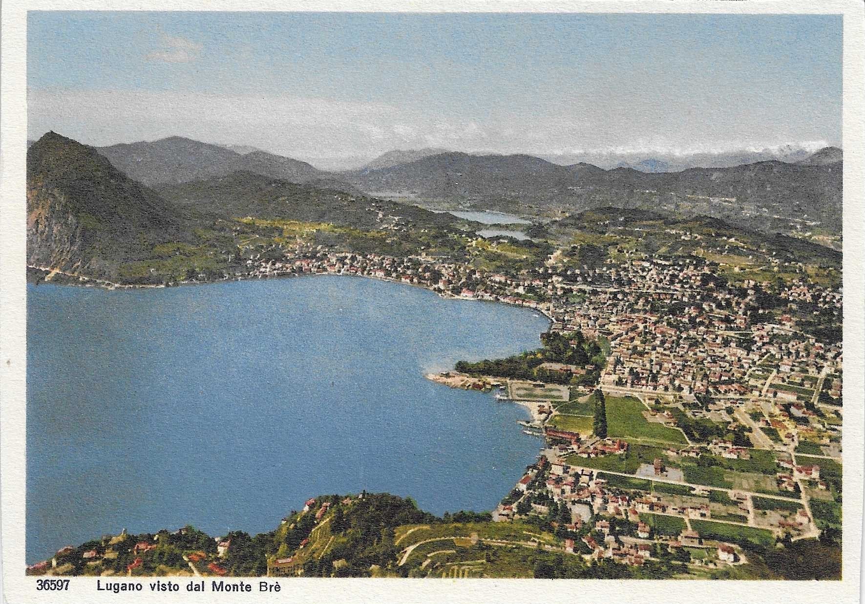 Cartoline postali: Lugano visto dal Monte Brè TI – Nuovo (secondo la descrizione) da Rothrist venduto da Stranglehold