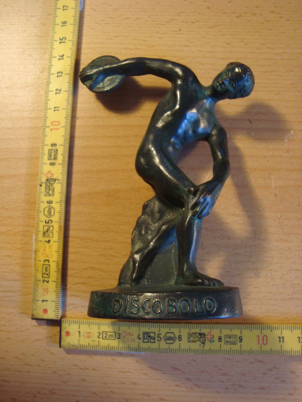 Statuette: Figur Diskuswerfer bronziert – Usato da Vordemwald venduto da tinumesser