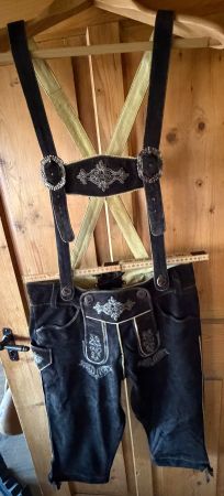 almsach kniebund lederhose. oktoberfest. d‘braun. GR 36