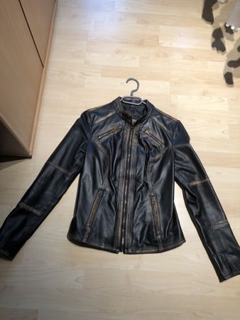 Lederjacke 34