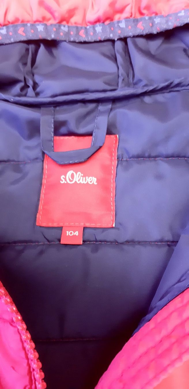 S.Oliver Giacche & Cappotti: s.Oliver Übergangsjacke, Gr. 104, rot, Mädchen – Usato da Wiler b. Utzenstorf venduto da ryan81 2