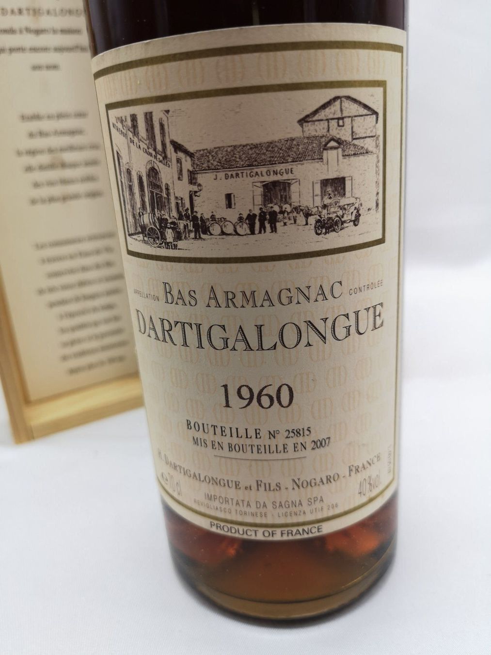 Bevande alcoliche: ARMAGNAC millésime 1960 / SUPER OFFRE !!! – Nuovo e nell'imballaggio originale da Bulle venduto da italicum 1