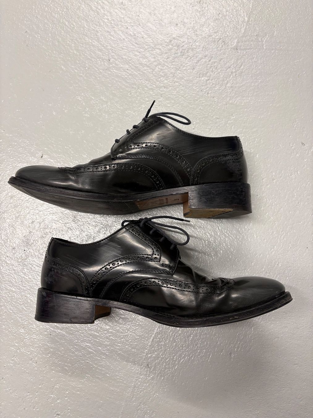 Navyboot Scarpe da donna: Navyboot Schnürschuhe Gr. 39 Leder schwarz grau Budapester – Usato da Regensdorf venduto da secondchancefashion 5