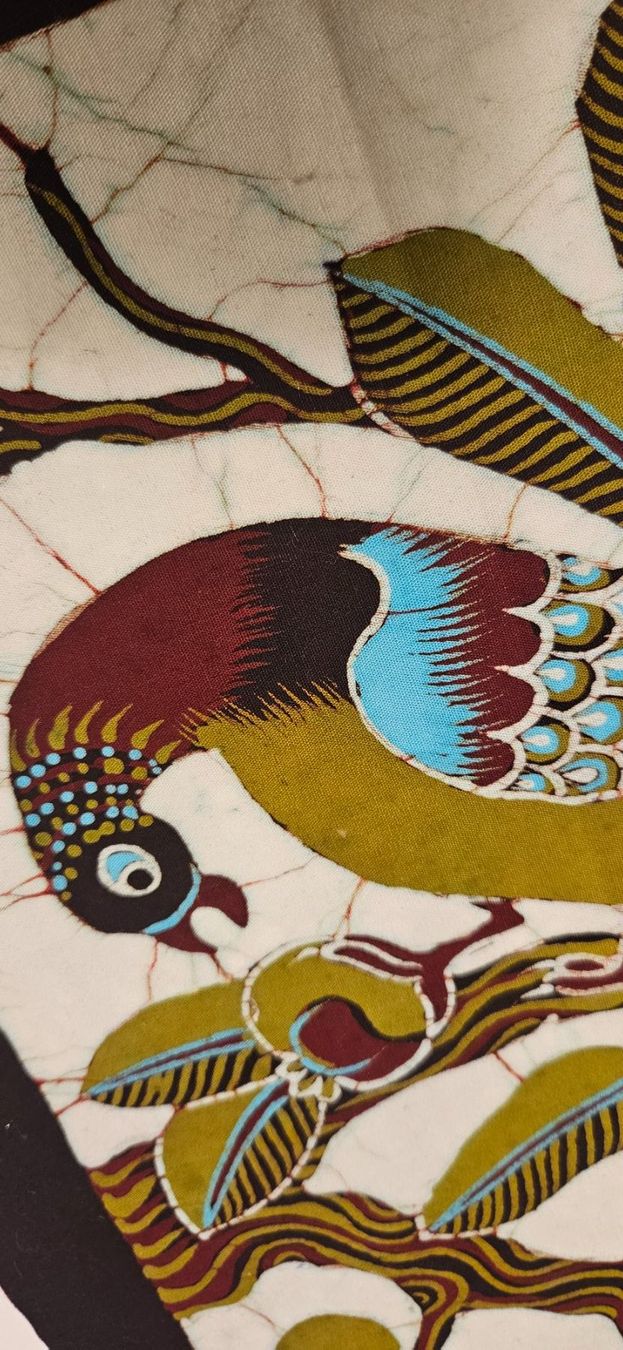 Tessuti: coupon tissu oiseau 22x37cm – Nuovo (secondo la descrizione) da Carouge GE venduto da Lea000 1