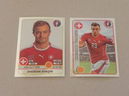 2 Orginal Panini Fussball Schweiz Xherdan Shaqiri Euro 2016