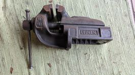 Leinen Schraubstock, 125mm Backenbreite, Top Zustand!