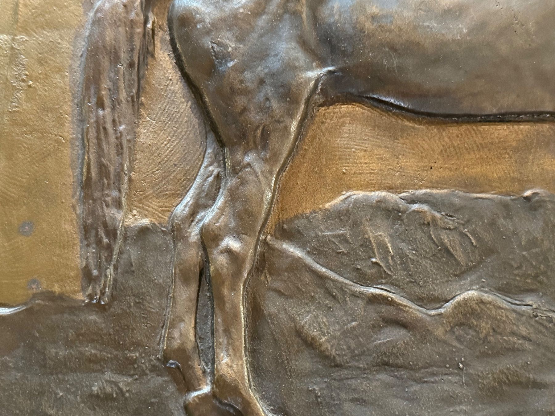 Sculture & Statue: (50) Hänny Bronce Relief Pferd, signiert – Usato da Bern venduto da Jwpm66 2